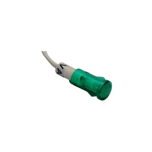 10mm Plastic Power Signal Green Blue White Red 12v 24v Indicator Light Pilot Lamp Led Anti-vandal Metal Indicator Lights