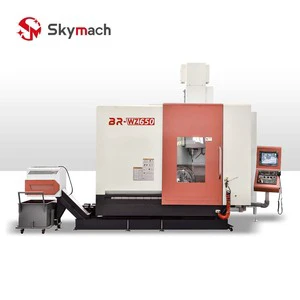 BR-WZ650 Powerful Vertical 5-Axis Machining Center with Dual Contact Spindle and Through-Tool Air Blast for Composite Drilling