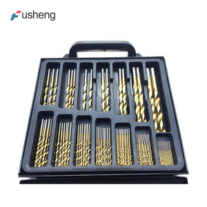FUSHENG Tungsten Carbide Center Drill Bits Twist Drill-3 10mm 10 Length Sets For Metal Drilling