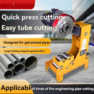 Electric Hydraulic Pipe Cutting Machine, Stainless Steel Galvanized Iron Round Pipe Cutting Machine