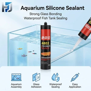 Large Aquarium Silicone Adhesive for Fish Tank Construction Glass Bonding and Waterproof Sealing
