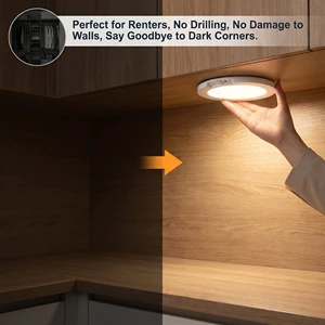 Wholesale Ultra-Thin Minimalist Surface-Mounted Round Panel Light 4W Bar Counter Decorative Panel Home Living Room Light