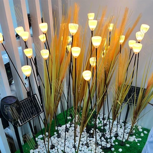 New Design Fiber Optic Light Night Garden Lawn Decorative Ip65 Waterproof LED Powered Garden Lights