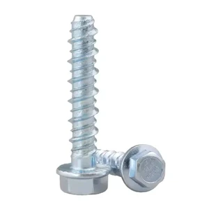 High Strength Steel Galvanized Hex Flange Serration Concrete Screw Anchor Bolt
