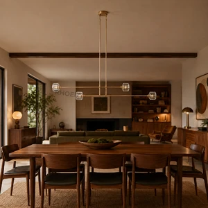 Luxury Crystal Living Room Chandelier Modern Crystal Linear Pendant Light For Dining Room Kitchen Island Hotel Villa Project