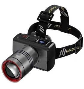 High Power LED Headlamp, Super Bright, Adjustable Beam, Long Distance Focus, Waterproof Portable Camping Light