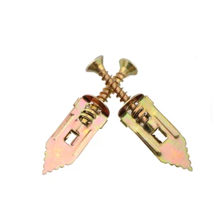 Zinc Plated Carbon Steel Metric Self Drilling Hammer Drive Drywall Plasterboard Anchors Expansion Screws for Gypsum Board