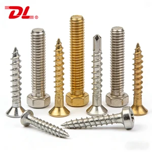 Custom Screws Manufacturer OEM ODM Stainless Steel Steel Brass Machine Screw Self Tapping Screw