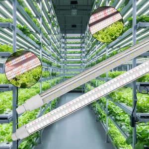 T8 Vegetable Grow Light IP65 Full Spectrum LED Grow Light Tube For Farm Garden Home Vegetables Fruits Planting Growing