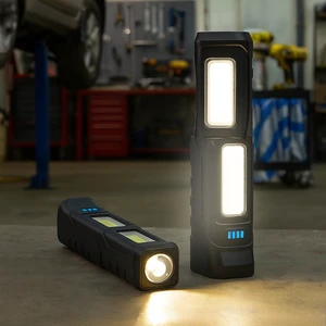 High Brightness Portable Work Light LED Rotatable 4000mAh Battery Rechargeable Working Light for Car Repair Garages with Hook