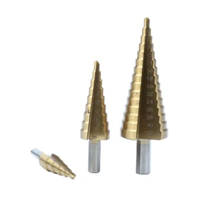 3pcs Set Titanium Coated 4-12 4-20 4-32 HSS Best Step Drill Bit For Wood Metal Drilling Holes 1 Buyer