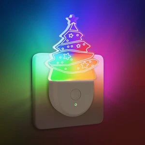 Alien-shaped Pattern Colorful Atmosphere Night Light