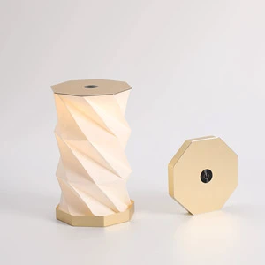 High Quality Creative Folding Paper Lamp Factory Direct Metal Ambient Light Type-C Rechargeable 3-5Hrs Practical Life For Home
