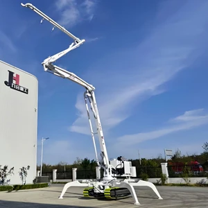 JIUHE New Product Spider Type Mobile Concrete Pump Placemenr Hydraulic Concrete Distributor Crawler Concrete Place Boom
