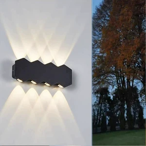 Minimalist Luxury Line Outdoor Acrylic Bedroom Bedside Living Room Background Corridor Led Wall Lamp