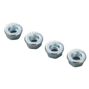 DIN 934 Hexagon Nut Zinc Plated Flange Self-Locking Fasteners Vibration Resistance Automotive Machinery