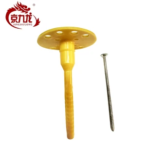 Custom Plastic Nylon Wall Plug Anchor for Gypsum Board Insulation Dowel Board Nail Anchor Fixing Insulation Building Materials