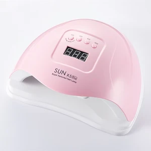 SUN X5 Aluminum Alloy UV LED Nail Lamp-Portable Rechargeable Professional Hands Curing Lamp 405nm Light for Home Salon Use Fast