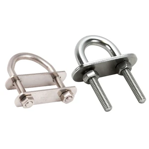 M12 High Accuracy Stainless Steel U Bolts ASTM A36 S275 Support Clamp M18 M10 M12 Yiwu Manufacturers