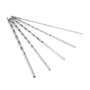 Extra Long Twist Drill Bit (2-5mm) High Speed Steel Straight Shank Mini Micro Drill for Wood Steel and Plastic Professional Tool