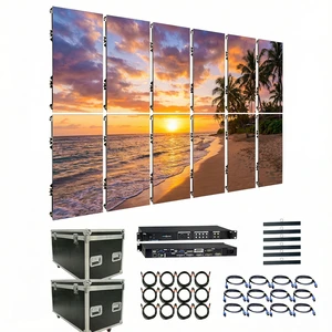 Movable Indoor Led Video Wall Panel for Advertising Poster Cinema Screen Rolling Flexible Led Display Screen Outdoor Waterproof