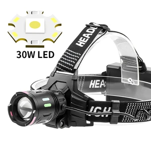 1000M Long Shot LED Color Fluorescence COB Camping Headlights Tail IP44 Waterproof Adjustable Long Range 1000 Lumens