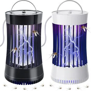 Portable Electronic Rechargeable Mosquito Fly Killer Lamp Bug Zapper for Summer Trip Outdoor Camping Patio Home and Garden