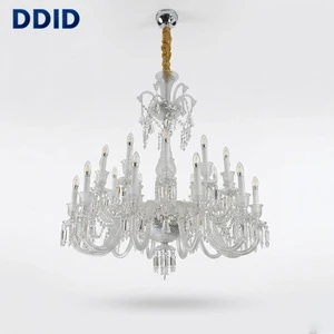 Modern Crystal Chandeliers Lighting Decoration Home Chandeliers Pendant Lights Ceiling Chandelier Alabaster Pendant Light DDID