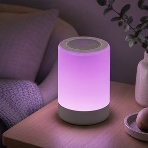T2 Purple Glow Night Light Touch Sensitive USB Charging Dimmable LED Bedside Lamp Baby Nursery Bedroom Colorful Decor