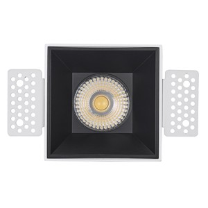 ETL Listed US Anti-Glare Wide Angle Trimless LED Downlight 15W 3'' Matt White Matt Black Aluminum Contemporary For Hotels IP65