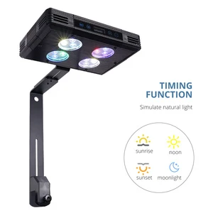 Built-in Timer Dimmable Mode for Sunrise/Sunset Simulation Colorful Spectrum Seawater Lamp with IP44 Rating and 52W Power