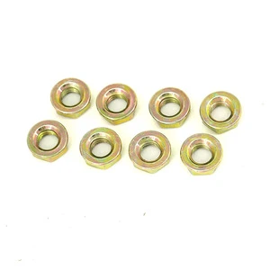 Cheap Custom Size Flat Hex Flange Nuts High Strength Anti Loose Zinc Plated Flange Nut