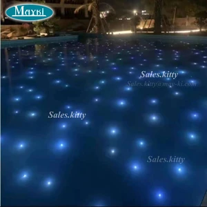 RGBW Color Twinkle Fiber Optic Pool Lighting System with Outdoor Hight Brightness 80W Swimming Pool Fiber Optic Light Source