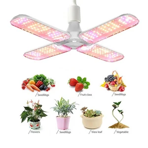 Foldable LED Full Spectrum Plant Growth Light 48W for Indoor Succulent Flower and Vegetable Greenhouse Nursery E27 Phytolamp