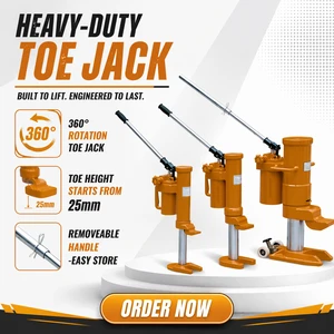 Z2LIFTING Car Jack Hydraulic Lifting 5T 10T 25T Rotational Toe Jack HM Can Be Used in Any Position