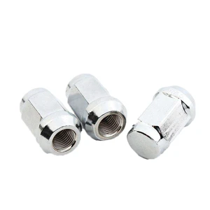 Chrome Bulge Acorn Bullet Wheel Nut Covers Zinc Plated Locking Wheel Nuts for Cars
