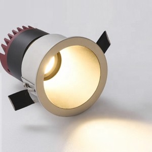 Aluminum Cutout 75mm 7w 10 Watt Gypsum Anti Glare Wall Washer Spot Lights Led Ceiling Downlight Indoor Lighting