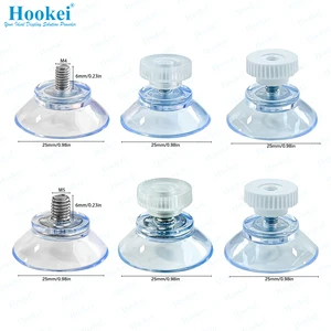 Suction Cups with Screw Pin for Retail Merchandising