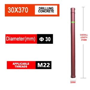 Diameter 30mm Wet Core Drill Bit for Concrete Masonry Brick Masonry Drilling Depth Bit M22 Arbor Wet Diamond Drill Core Bit