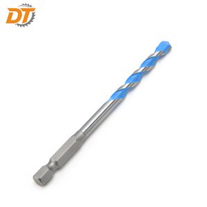 DT Tungsten Carbide Tip Multipurpose Drill Bit 1/4 Inch Quick Change Hex Shank Masonry Drill Bit