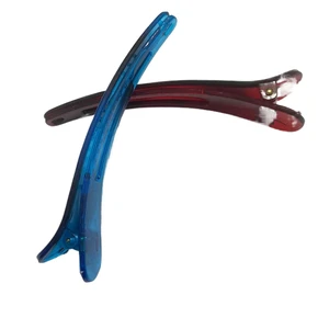 Wholesale Direct Sales 11.5cm Large Seamless Clip Color Hairdressing Duckbill Clip Barber Shop Professional Seamless Clip