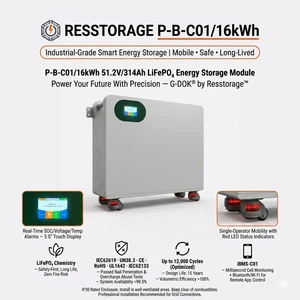 Solar Energy Storage Battery 51.2V 16kWh LiFePO4 Split Home Backup 280Ah 314Ah 6000 Cycles Hybrid Grid Solar Battery CE OEM