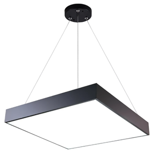 Manufacture Hanging Light Led Pendant Lamp Indoor Black and White Ceiling Liner Garages square Lights