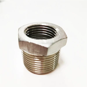 NPT 304/316 Stainless Steel Male Female Threaded Hexagon Bushing