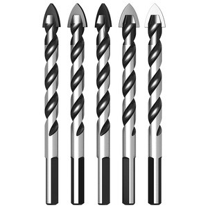 BEILI Carbide Multifunctional Triangle Drill Bit 4-12mm for Ceramic Tile Glass Concrete Brick Wood Plastic Drilling