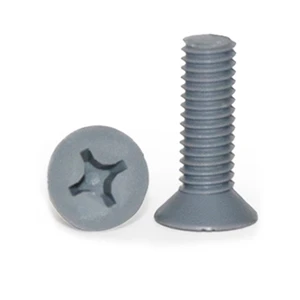 Cross Countersunk Head Polyvinyl Chloride PVC Screw Cross Flat Screw Plastic Screw