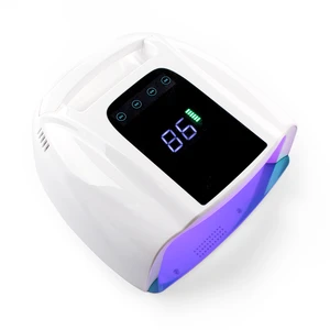 New Arrival 96w Dual Light Source Plug in Style Uv Nail Lamp Gel Dryer Nail Lamp for Salon Led Nail Lamp