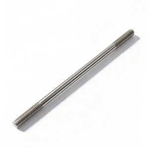 Micron Precision Cnc Steel Machining Parts Customized 304 Stainless Steel Dual Thread Bar Double End Stud Bolt