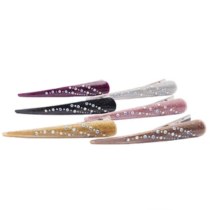 CANYUAN 14 CM Stylish, Elegant, And Simple Hair Clips Daily Single-color Hair Claw For Women Acetate Claw Clips