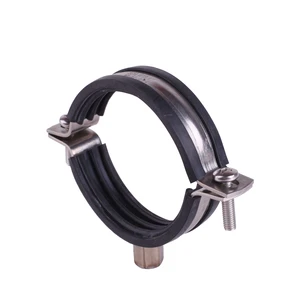 Stainless Steel Heavy Duty Pipe Clamps With Epdm Rubber Hdpe Pipe Clamp 6 Inch Pipe Clamp Wall Mount Pipe Clamp